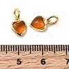 Brass Pave Cubic Zirconia Pendants KK-Z137-21G-01-3