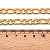 7MM 304 Stainless Steel Figaro Chain Necklaces for Women Men NJEW-B134-04B-G-5
