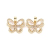 Brass Micro Pave Cubic Zirconia Pendants KK-E068-VC403-2