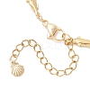 Brass Fish Link Bracelets for Women BJEW-JB12576-4