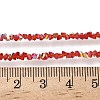 Electroplate Transparent Glass Beads Strands EGLA-P061-04C-AB04-4