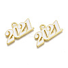 Alloy Enamel Pendants PALLOY-T078-03E-1