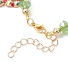 Christmas Alloy Enamel Charm Bracelets BJEW-JB12077-01-4