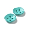 Spray painted Alloy Buttons PALLOY-K001-03-3