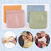 4Pcs 4 Colors PU Leather Multipurpose Shrapnel Makeup Bags ABAG-CL0001-06-4
