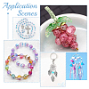 1000Pcs 10 Colors Crackle Glass Beads Strands GLAA-PH0001-66-3