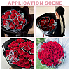 Pleated Polyester Mesh Gift Wrapping Bouquet Packaging for Valentine's Day DIY-UN0006-65A-5
