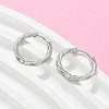 304 Stainless Steel Twist Hoop Earrings for Women LS-EJEW-A130-02B-P-5