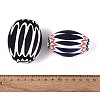 Handmade Millefiori Glass Barrel Beads LA-N002-34-3
