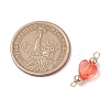 Transparent Acrylic Heart Connector Charms PALLOY-JF03345-3