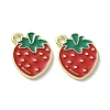 Fruit Alloy Enamel Charms PALLOY-S058-01LG-03-1