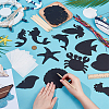 Marine Animals Scratch Crafts for Kids DIY-WH0671-181-3