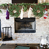 Flexible Glue PE Christmas Wreath AJEW-WH20060-20-6