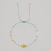 Bohemian Glass Seed Beads Braided Bead Bracelets JT0778-1-1