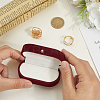 1Pc Rectangle Velvet Couple Rings Box CON-BBC0001-20A-3
