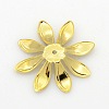 8-Petal Iron Flower Bead Caps X-IFIN-M008-01G-2
