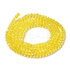 Electroplate Transparent Glass Beads Strands EGLA-A035-T3mm-L03-2