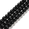 Natural Black Tourmaline Beads Strands G-K345-A04-01-1