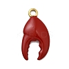 304 Stainless Steel Enamel Pendants STAS-I355-11G-06-1