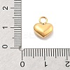 Ion Plating(IP) 304 Stainless Steel Charms STAS-P379-16G-3