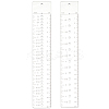 2Pcs 2 Styles Acrylic Rulers AJEW-WH0270-327-1