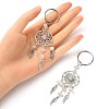 Natural Chip Rose Quartz Keychain KEYC-YW0001-01-4