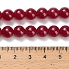 Lab Grown Red Corundum Beads Strands G-L634-B03-8mm-5