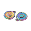 Ion Plating(IP) 304 Stainless Steel Pendants STAS-B032-34MC-3