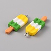 Three Color Opaque Resin Pendants RESI-TAC0010-66B-2