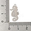 Brass Etched Metal Embellishments Pendants KKC-D001-03P-3