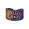 Evil Eye Lucky Cuff Rings RJEW-N038-011-2