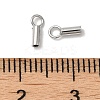 925 Sterling Silver Cord Ends STER-P055-01A-P-3