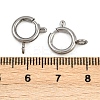 304 Stainless Steel Spring Ring Clasps LS-STAS-B095-05E-P-3