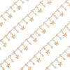Handmade Rhinestone Flat Round Link Chains CHC-TA0001-35-3