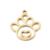 304 Stainless Steel Pendants STAS-I334-04G-1