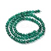 Dyed Natural White Jade Round Beads Strands G-E311-4mm-04-4