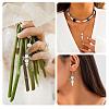 Glass & Alloy Pearl Pendants HJEW-TAC0058-8
