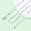 1.2MM Brass Twisted Chain Necklaces NJEW-D302-64P-1