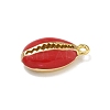 Rack Plating Brass Enamel Pendants KK-G515-19G-04-2