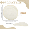 Linen Cloth Mini Hat Fascinator Base AJEW-WH0472-53C-2