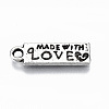 Tibetan Style Alloy Pendants TIBEP-N009-062AS-RS-3