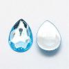 Acrylic Rhinestone Flat Back Cabochons GACR-Q010-18x25-02-2