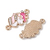 Alloy Enamel Connector Charms X-ENAM-I054-03B-2