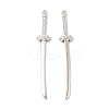 Rack Plating Alloy Big Pendants PALLOY-E025-02P-1