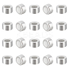 BENECREAT 50Pcs 925 Sterling Silver Spacer Beads FIND-BC0005-07B-1