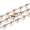 304 Stainless Steel Chain Necklaces STAS-P164-12G-2