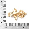 Brass Fold Over Clasps KK-A227-19G-3