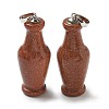 Synthetic Goldstone 3D Pendants G-K385-10P-03-1