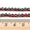 Electroplate Transparent Glass Beads EGLA-B013-02A-PL09-4