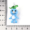 Handmade Lampwork Cartoon Radish Pendants LAMP-T025-10A-3